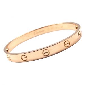 cartier love rose gold bangle bracelet 1 AGTYJUZ