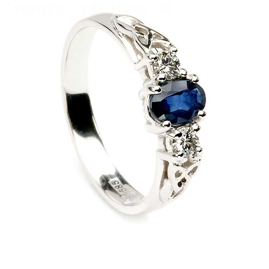 celtic engagement rings picture of sapphire engagement ring WHIPKMH