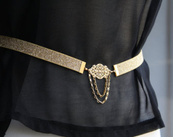 chain belt gold wedding belt, wedding dress belt, bridal dress belt, gold dress belt, JOZWMPT