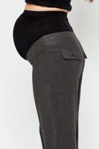 charcoal formal maternity trousers IQBFNOV