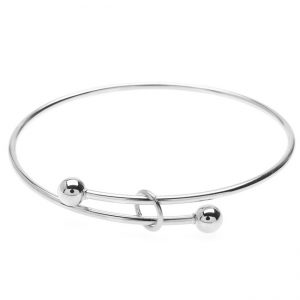 charm bangle bracelets expandable charm bangle bracelet, large 2-ball add a charm, 1 bracelet, GPKAWRI