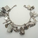 charm bracelet charms fantastic 1940u0027s loaded sterling silver charm bracelet 14 charms mechanical CQDJWWY