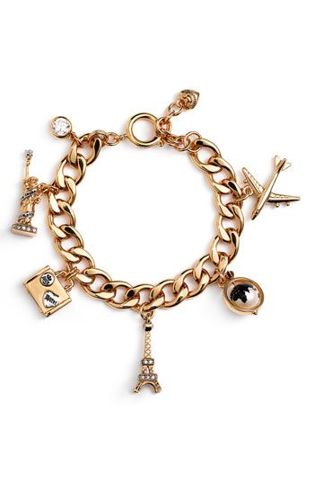 charm bracelet charms juicy couture travel charm bracelet available at GOOTLMC