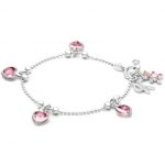 charm bracelets for girls pink hearts charm bracelet for girls ERUJNQA