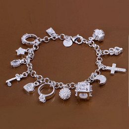 charm bracelets for girls uloveido female bracelets bangles for women friendship charm silver plated  bracelet FDJGAUS