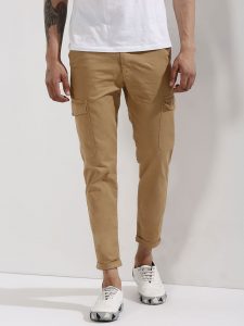 chinos for men koovs cropped cargo chinos LLPCZAD