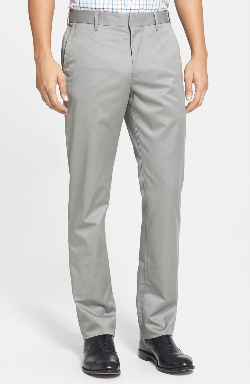 chinos for men light grey u0027no ironu0027 slim fit chinos - buy it here for $98 ONOQNPA