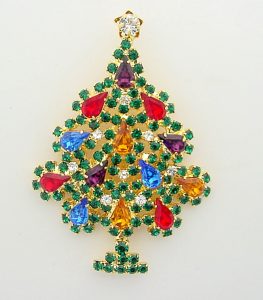 christmas brooches jp 187 austrian crystal christmas tree pin brooch GEMRVDO