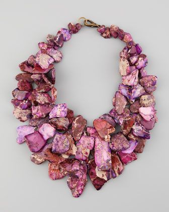 chunky necklaces nest jasper chunky necklace - neiman marcus UYVSDMY