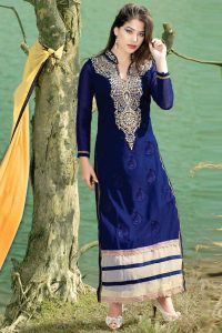 churidar suits #andaazfashion pesents blue georgette churidar suit with dupatta  http://www.andaazfashion UUNRLQI