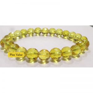 citrine bracelet for financial luck round beads XZOVJZR