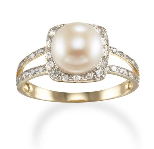 classy pearl engagement rings BCMEZPB