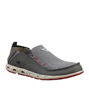 columbia shoes menu0027s columbia bahama vent pfg slip-on boat shoes, city grey/gypsy, ZNASBIP