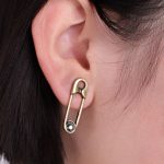 cool earrings cool unique antique bronze paper clip stud earrings wholesale XCZFFLV