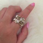 costume jewelry rings chanel jewelry - authentic chanel cc costume jewelry ring XKITMOW
