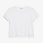 crop tee monki image 1 of cropped tee in white ... ZPKBJTY