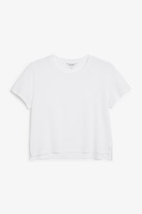 crop tee monki image 1 of cropped tee in white ... ZPKBJTY