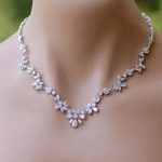 crystal bridal necklace, crystal bridal jewelry, wedding necklace, ashley 2 LVYVCWP