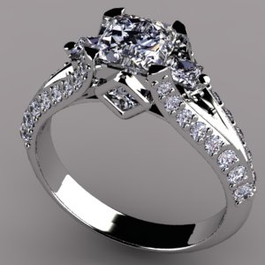 custom rings create a perfect with custom engagement rings ZJFRZGM