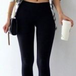 cute outfits with leggings all, any day, black, boots, chic, comfy, cute, drink ZVAVXDF