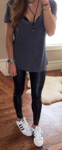 cute outfits with leggings zoe leather look leggings - black restocked. cute casual outfitscasual ... OIDAIHR