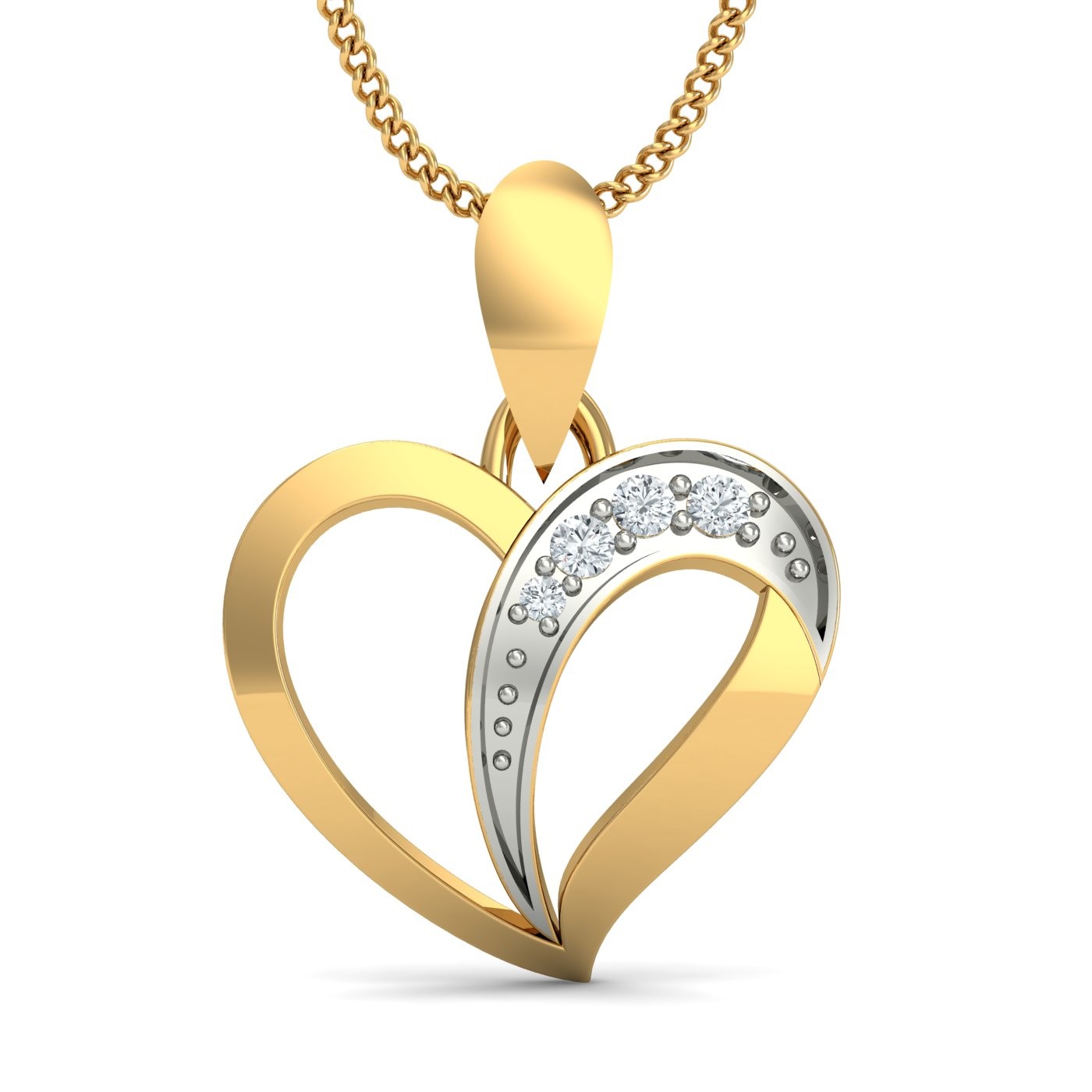 Show up your love with heart pendants