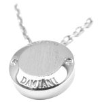 damiani blasoni diamond white gold pendant necklace for sale at 1stdibs OVBIHFC