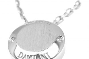 damiani blasoni diamond white gold pendant necklace for sale at 1stdibs OVBIHFC