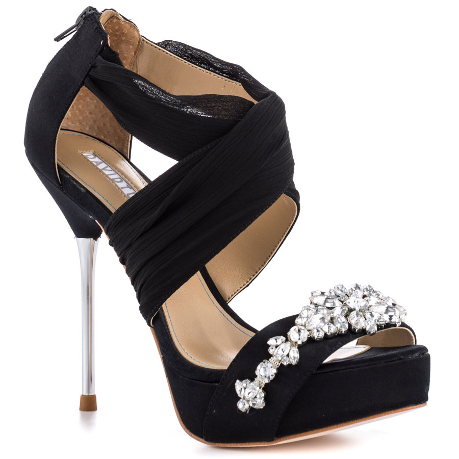 david tutera bouquet black shoes for women UFPYYVP