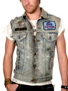 denim vest menu0027s junker designs -  BHBBZFN