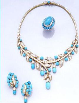 designer necklaces turquise u0026 cz designer necklace with earrings u0026 ring MHBODWN