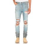 destroyed jeans amiri shotgun jean ($915) ❤ liked on polyvore featuring menu0027s fashion,  menu0027s clothing MUGMOBC