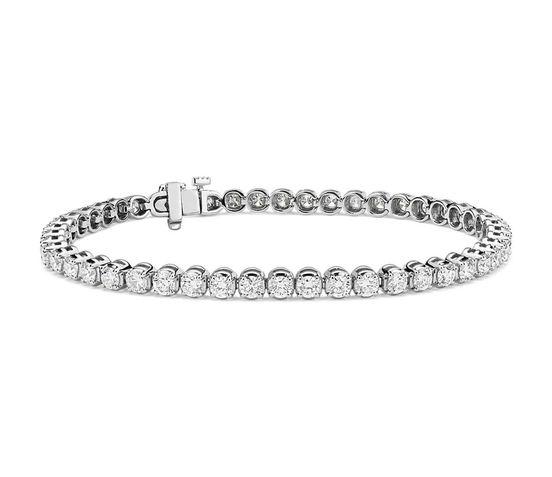 diamond bracelet diamond tennis bracelet in 18k white gold (5 ct. tw.) CYGUTML