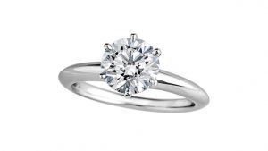 diamond engagement rings a single stone and still the most popular style choice in engagement KEFHHGQ