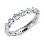 diamond rings classic floating diamond ring in platinum (1 ct. tw.) OOJAPTP