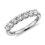 diamond rings luna seven stone diamond ring in platinum (1 ct. tw.) EKLUFNP