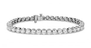 diamond tennis bracelet in 14k white gold (8 ct. tw.) XBZPFGW