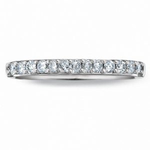 diamond wedding bands t.w. colorless diamond wedding band in 18k white gold YBMXDBI