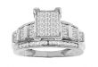 discount diamond rings 1.00 tcw womenu0027s diamond engagement ring set in 10k white gold NANTCYO