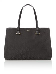 dkny bag dkny black jacquard tote bag - house of fraser LGGBFTU