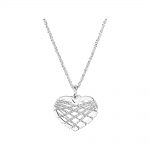 dream catcher sterling silver heart necklace FHMCRVV