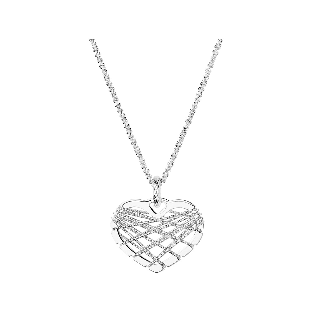 dream catcher sterling silver heart necklace FHMCRVV