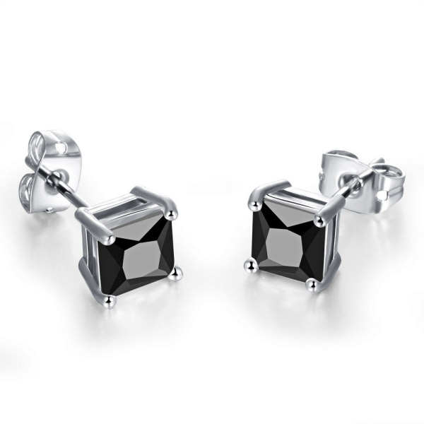 earrings for men black-stud-errings-for-men LFWXEVE