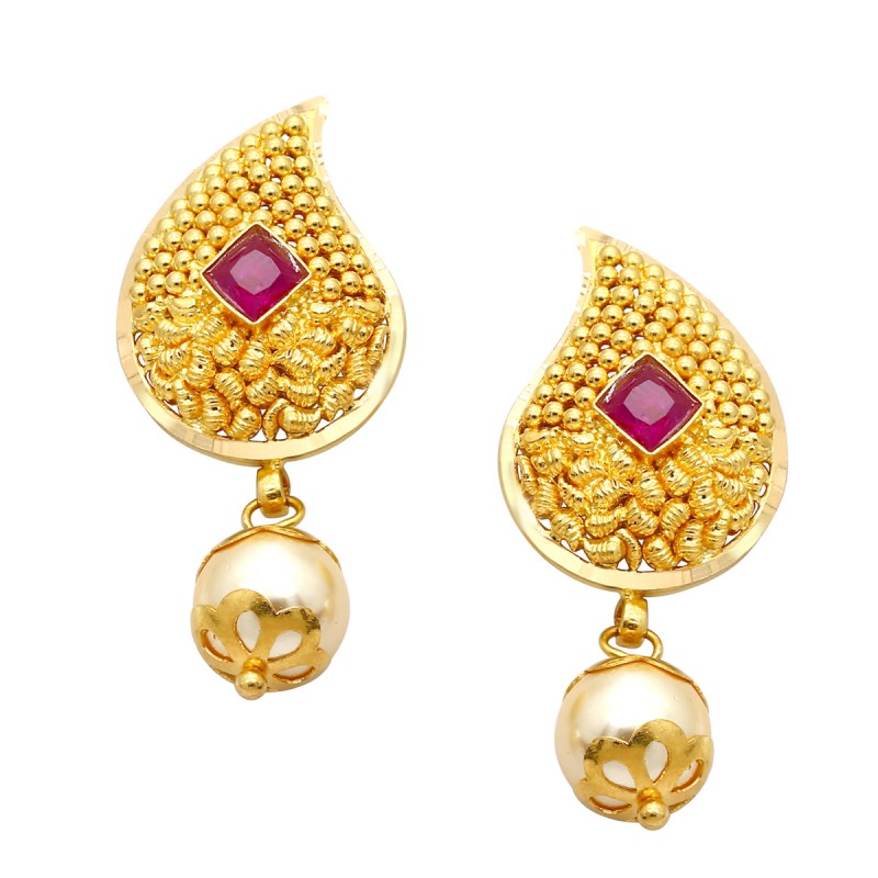 earrings gold affluent gold earring PZDQXHC