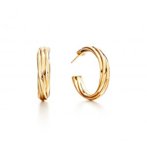 earrings gold new palomau0027s melody hoop earrings in 18k gold, small. CQAJPXZ