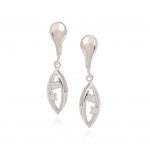 elegance dew drop silver earrings VOEZXSC