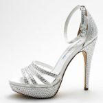 elegant silver wedding shoes PRZJEKQ