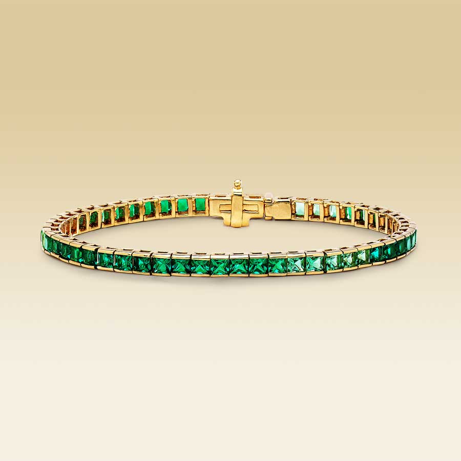 emerald bracelet hover to zoom SYSUGHX