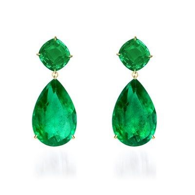 emerald earrings the most beautiful earrings ever. my other true love. lorraine schwartz WNITQAM
