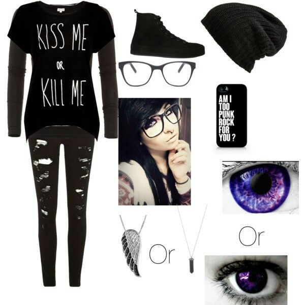 emo clothes my emo school outfits - polyvore QHGZGSN